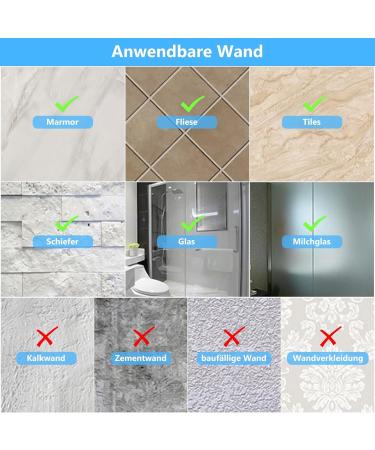 Fanshionide 6-Piece Razor Holder Shower & Multi-Purpose Hook Set - Self-Adhesive Wall Hooks for Bathroom Bedroom & Kitchen - Black - Buy Online on GoSupps.com