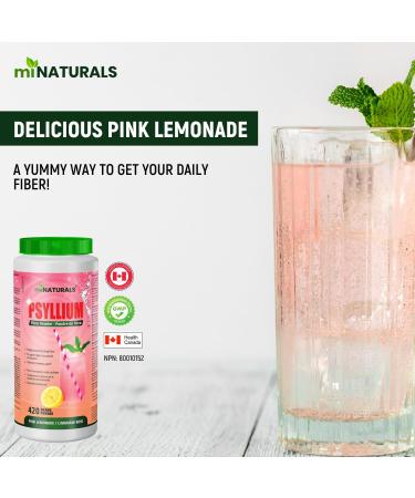 miNATURALS Psyllium Husk Powder 420 g - Pink Lemonade - Buy Online on GoSupps.com