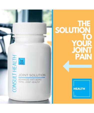 Consult Health Joint Solution Advanced Anti-Aging Total Joint Health Dietary Supplement with UC Type 2 Collagen Hyaluronic Acid Curcumin for Maximum Flexibility and Reducing Discomfort 90 Capsules - Buy Online on GoSupps.com