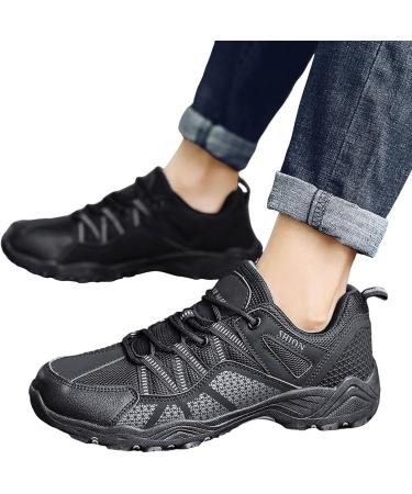 Rytejfes White Men's Sport Shoes - Comfortable Gym Sneakers Slipproof & Waterproof Fitness Footwear Casual Damping Running Shoes Size 46 EU - Buy Online on GoSupps.com
