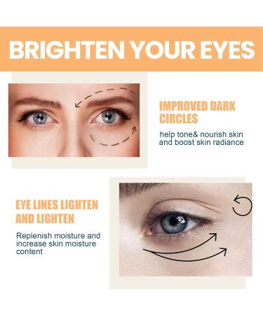 Vitamin C Eye Cream Stick Brighten Vitamin C Eye Balm Moisturised Glow Eye Care Stick Anti Wrinkle Eye Cream Stick for Puffy Eyes Cooling & Hydrating Eye Cream Moisturizer Stick Eye Cream Anti Aging - Buy Online on GoSupps.com