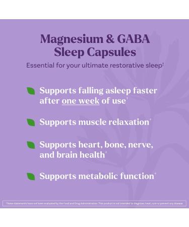 Natrol Sleep & Restore Capsules with Magnesium Glycinate 100mg GABA Essential for Your Ultimate Restorative Sleep Melatonin-Free 30 Day Supply Unflavored 60 Count (Pack of 1) - Buy Online on GoSupps.com