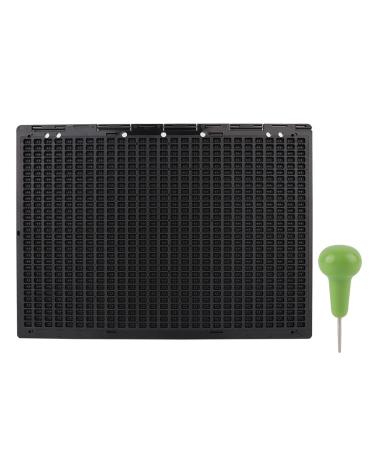 Srliya Portable 27 Lines 30 Cells Braille Writing Slate and Stylus Braille Learning Tool Accessory