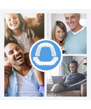 2 PCS Fake Dentures Teeth for Men and Women - Temporary Dental Veneers for Natural Comfort- Restore Teeth and Confidence - Buy Online on GoSupps.com