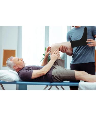 SWC Bamboo Diabetic Socks for Men & Women - 6 Pairs Non Binding Black Crew Socks 9-13 - Buy Online on GoSupps.com