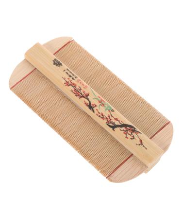 Peigne Dents Fines Double Face en Mat riau Naturel pour Chiens et Chats Outil de Toilettage Traditionnel Dents Ultradenses pour limination des Poux Lentes et Pellicules Soin