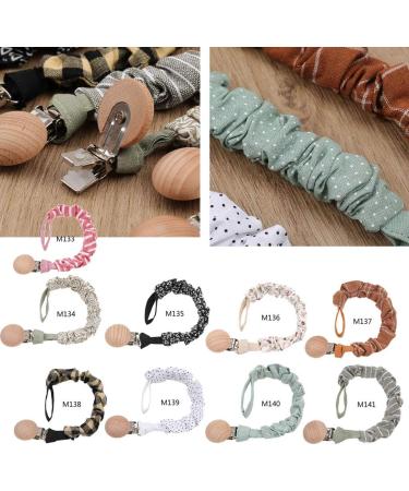 GLASSNOBLE Pacifier Chain | Baby Cotton Dummy Chain for Newborns - Safe & Stylish Pacifier Holder - Buy Online on GoSupps.com