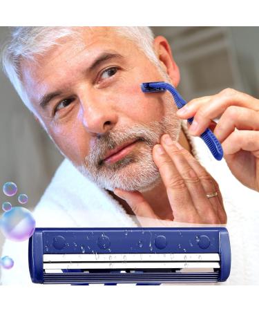 200 Pieces Disposable Razors for Men - Individually Wrapped Twin Blade Shaving Razors for Travel Home Hotels | Bulk Blue Razors - Buy Online on GoSupps.com