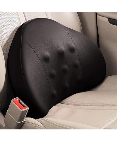 Car Seat Back Support | Driving Lumbar Support Cushion | Comfortable Lumbar Support Pillow for Car Ergonomic Back Cushion for Workplace Black - Buy Online on GoSupps.com