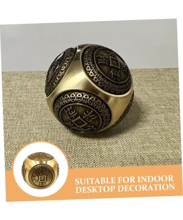 BCOATH 2-Piece Fitness Handball Brass Statue - Handcrafted Minzmodelle Carpentry D cor | Decompression Brass Handicraft Figure for International Shipping - Buy Online on GoSupps.com