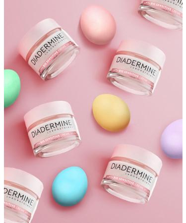 Diadermine - Lift + BIO Sensitive - Firming Day Cream - Facial Care - Sensitive Skin - Organic Rose Water and Pro Collagen - 50 ML Jar - Buy Online on GoSupps.com