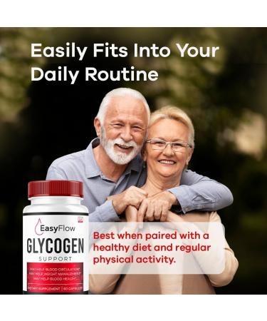 (2 Pack) Easy Flow Glycogen Support - EasyFlow Glycogen Easy Flow Easy Flow Glycogen Supplement Glycogen Support Easy Flow Easy Flow Glycogen Glycogen Easy Flow 120 Capsules for 2 Months - Buy Online on GoSupps.com