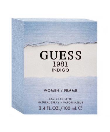 Guess 1981 Indigo Eau de Toilette Spray for Women Blue NS 3.4 Fl Oz 8.4 Fl Oz (Pack of 1) - Buy Online on GoSupps.com