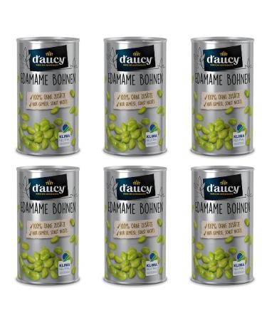 d'aucy Edamame beans - 100% without salt and added sugar without preservatives climate neutral 285 gram can