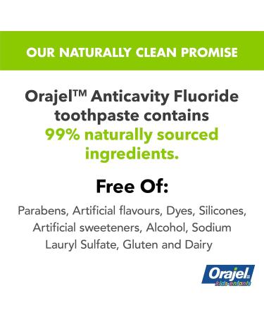 Orajel Kids Paw Patrol Anti-Cavity Fluoride Toothpaste Natural Fruity Bubble Flavour 119-g - Buy Online on GoSupps.com