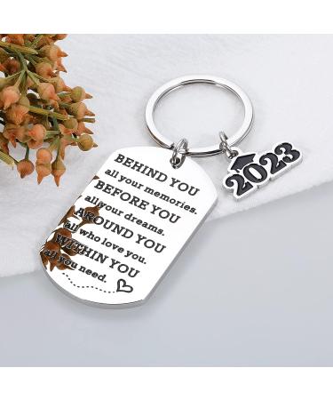 Class of 2023 Graduation Gift Keychain for Him/Her - Inspirational Gift for Students, Medical/Nursing Graduates, Son/Daughter - Ideal for Middle/High School, College, Ph.D., Master Programs - Buy Online on GoSupps.com