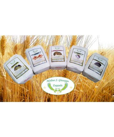 Zappala Mill Mixpakket Van 5 Kg Sicily perciasacchi Biancolilla Timilia Russello Majorcamolino Zappala