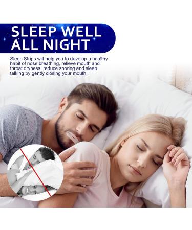 Mouth Tape for Sleeping - 90 Gentle Strips for Nasal Breathing & Snoring Relief - Buy Online on GoSupps.com