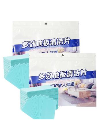 Bionbox Pro Sheets Floor Cleaner Bionbox Floor Cleaner Sheets Household Floor Cleaners Decontamination and Fragrance Floor Cleaning Tablets for Tiles Wood (Blue)
