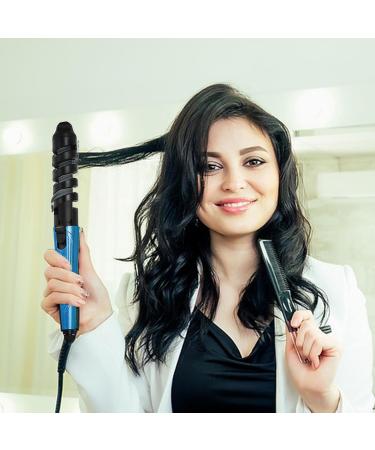 Curling Iron Automatic Rechargeable Detangling Curling Stick Fast Heating Quick Styling Hair Wand For Home Travel Salon Business Trips - Buy Online on GoSupps.com