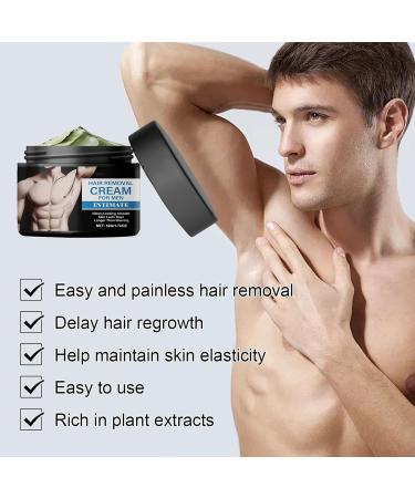 Hair Removal 50g Gentle Non-Irritating Lotion for Men - Body Hair Removal Cream - For Body Legs Arms Underarms Back and Sensitive Areas - Buy Online on GoSupps.com