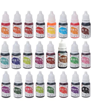 Christol Food Coloring 24 Colors 10ml Natural Ink Food Coloring Cake Pastries Cookies DIY Craft Pigment For Cake Decoration Frosting Icing Fond - Buy Online on GoSupps.com