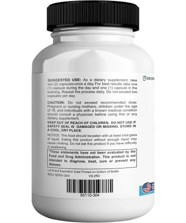 GREENVIFY Lean Belly Max Natural Supplement 60 Capsules 30-Day Supply All Natural Ingredients Non-GMO Gluten Free (2) - Buy Online on GoSupps.com