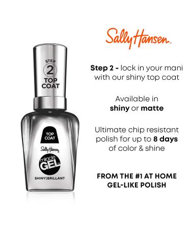 Sally Hansen Miracle Gel Nail Polish - Shade Byte Blue 629 - Long-Lasting Formula - Packaging May Vary - Buy Online on GoSupps.com