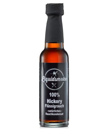 Liquid Smoke Hickory - Pure 100ml Vegan Flavoring | No Additives for BBQ & Cooking - Buy Online on GoSupps.com