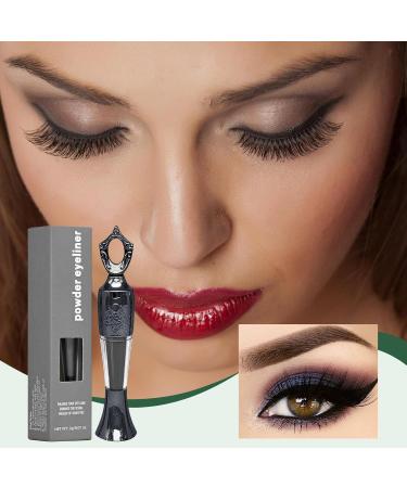 Eyeliner - Waterproof pencil smudge-proof powder | Natural eyeliner for women and girls handmade Arabic style for a sharp look intense color pigment - Buy Online on GoSupps.com