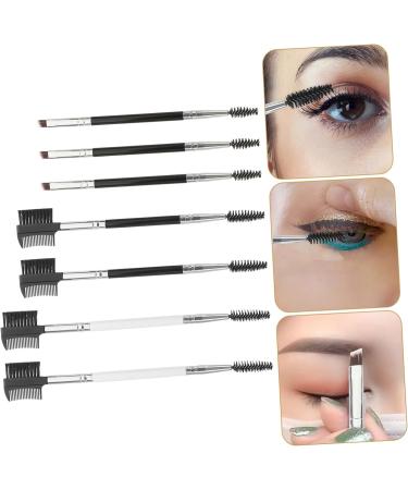 Set of 7 Double Head Makeup Tool Makeup Brush Brush with Two Ends Makeup Brush with Two Ends Eyebrow Brush Eyeshadow Brush Spiral - Buy Online on GoSupps.com