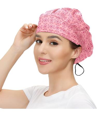 Adjustable Red Working Caps Tie Back Bouffant Hats for Women Men - One Size Fits All - Buy Online on GoSupps.com