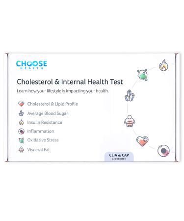 Choose Health 6-in-1 Health Test | Cholesterol & Lipids Test Kit | Avg Blood Sugar, a1c | Insulin Resistance, Pre Diabetes Testing Kit | Inflammation Test & More | not Avail in MA, NY, RI - Buy Online on GoSupps.com