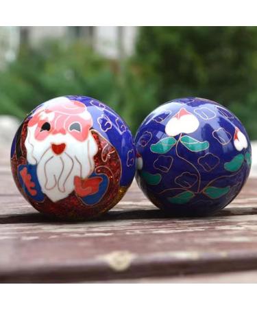 Unbit Baoding Balls - Cloisonn Stress Relief Balls for Adults | Meditation & Relaxation | Stress Balls with Bells - Color F - Buy Online on GoSupps.com