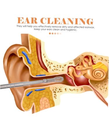 Buy Minkissy 3 Sets Ear Pick Set - Stainless Steel Ear Wax Removal Kit for Effective Ear Cleaning | Portable Assorted Colors - Buy Online on GoSupps.com