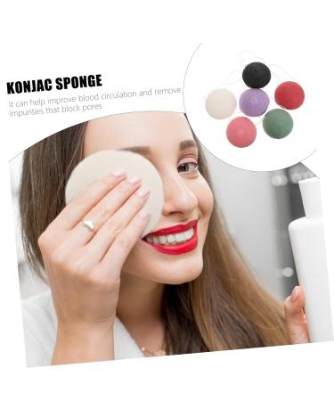 FRCOLOR 12 Pcs Konjac Sponge Set - Soft Facial & Body Scrub Puffs for Makeup Removal | International Shipping Available - Buy Online on GoSupps.com
