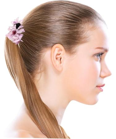 minkissy Artificial Flower Women's Hair Tie Elastic Hair Ties Rope Hair Ring Hair Scrunchies Colored Hair Ties Scrunchy Hair Bands Hair Rope Head Modeling Bridesmaid Fabric Ponytail - Buy Online on GoSupps.com