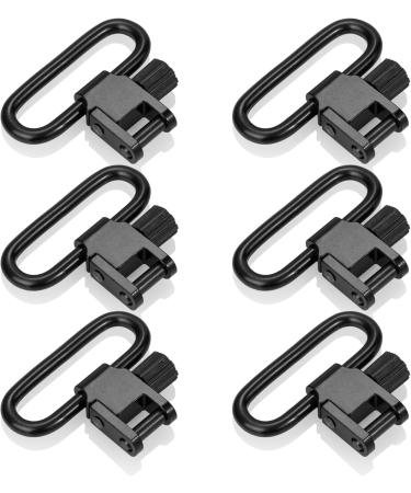 VicBre 6 Pack Quick Release Metal Sling Swivels for Rifle & Shotgun - 3.18 cm - Buy Online on GoSupps.com