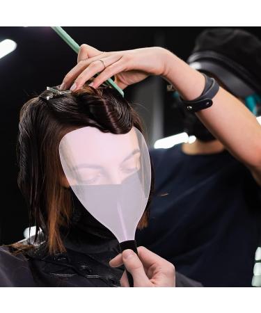 WSERE 5 Pieces Professional Hair Barber Salon Mask Shield  Plastic Hairdressing Haircut Face Protector Mask  Reusable Face Spray Shield Protect Styling Tools  Random Color Hairspray Shield for Face - Buy Online on GoSupps.com