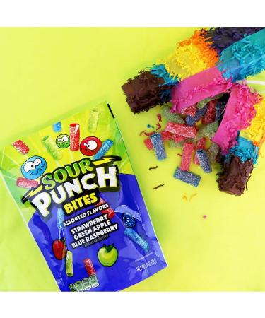 Sour Punch Assorted Flavor Sour Candy Bites 9oz Bag - Buy Online on GoSupps.com