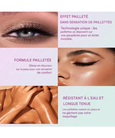 Eye Liner Paillet | 6 Pi ces Maquillage Facial - Crayon Maquillage Paupi res Pour Femmes Et Filles Amateurs De Beaut Fans De Cosplay Performers tudiants F te Mariage Spectacle - Buy Online on GoSupps.com