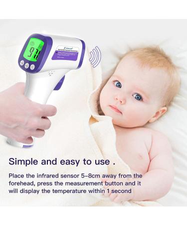 Shecare Touchless Infrared Forehead Thermometer for Adults and Kids - Non-Contact Medical Thermometer for Baby Fever - Digital Thermometer - Buy Online on GoSupps.com