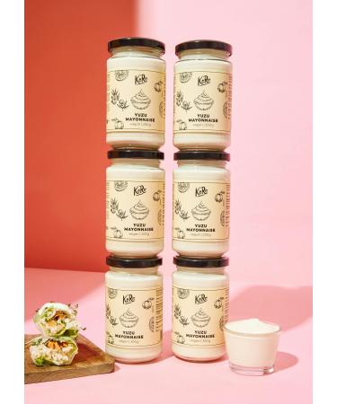 KoRo KoRo - Vegan Yuzu Mayonnaise 6 x 200g - Fresh and tangy taste - Aromatic touch for burgers fries and salads - Free from