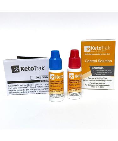 KetoTrak Blood Ketone Control Solution Kit - Monitor Ketone Levels Effectively - Buy Online on GoSupps.com