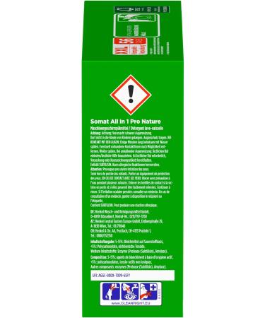 Somat All in 1 Pro Nature Dishwasher Tabs - 112 Eco-Friendly Water-Soluble Tabs with 100% Performance (2-Pack) - Buy Online on GoSupps.com