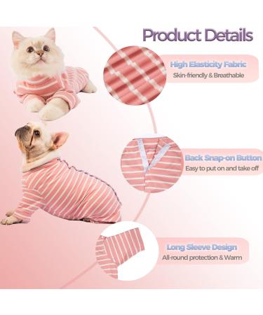 AOKAZI Hunde-Chirurgie-Genesungsanzug Welpen-Katzen-Einteiler f r Ausfallen Hautkrankheiten Wundschutz medizinischer Haustier-Chirurgischer Anzug Hunde-Pyjama (Rosa Medium) M PINK - Buy Online on GoSupps.com
