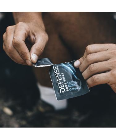 Defense Soap Body Wipes - 30 Individually Packed Travel Wipes - Tea Tree Oil and Eucalyptus Oil - 100% Natural - 30 Count - Buy Online on GoSupps.com