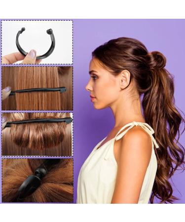 QMSILR 2 Set Bun Hair Braiding Tools - Magic Hair Sticks Holder & Bun Shapers Ponytail Maker Kit for Women & Girls - Buy Online on GoSupps.com