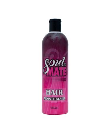SOUL MATE Moisturizing Natural & Relaxed Hair Pink Lotion 15.2oz | Fast-Hydrating Conditioner  Detangler For Split Ends| Hair Shine & Anti Breakage Setting Lotion | Moisturizer For Synthetic Wig