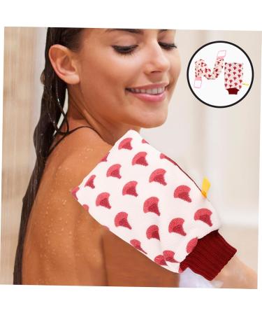 Beavorty Bath Towel & Exfoliating Gloves Set - Body Scrub & Shower Scrubber for Silky Smooth Skin | International Shipping Available - Buy Online on GoSupps.com